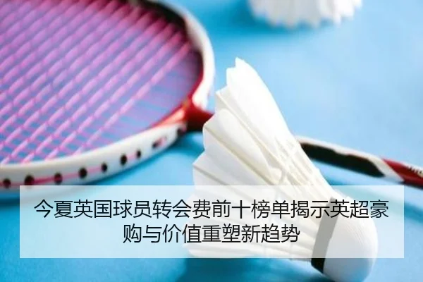 今夏英国球员转会费前十榜单揭示英超豪购与价值重塑新趋势
